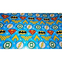 DC Superheros Gift Wrapping Paper Gift Roll 70 sq ft DC Superheros Gift Wrapping Paper Gift Roll 70 sq ft