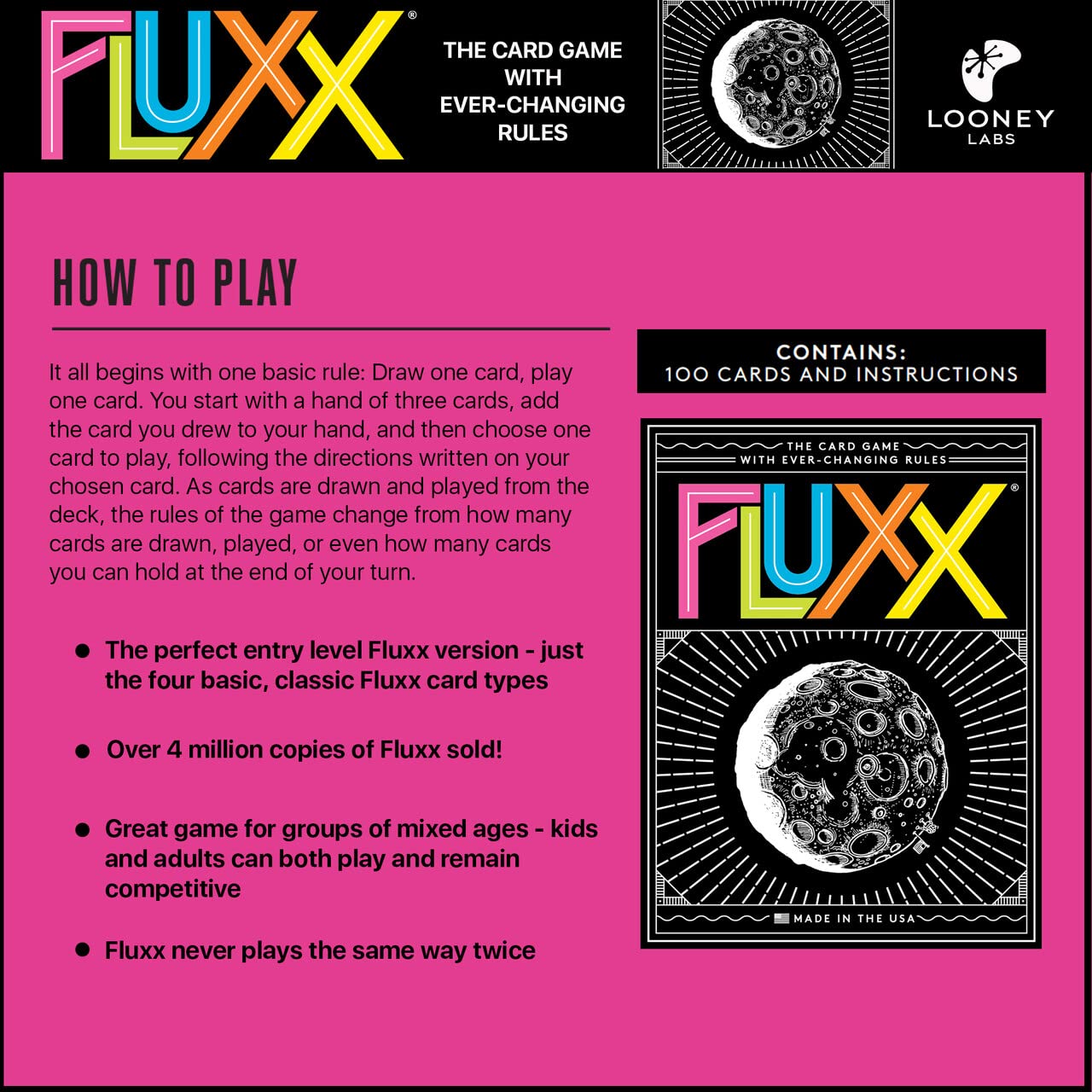 Looney Labs Fluxx 5.0 Card Game