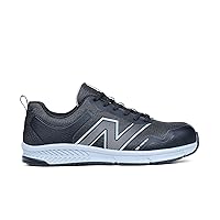 New Balance Men's Aluminum Toe Evolve Industrial Shoe, Black/Grey, 12
