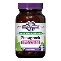 Fenugreek Organic Herbal Supplement, 90 Count