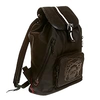 black nylon backpack REDM5532