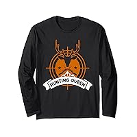 Hunting Queen | Hunting Lover Mother's Day Funny Hunting Long Sleeve T-Shirt