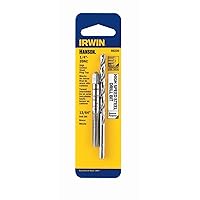Tools IRWIN Drill And Tap Set, 1/4-Inch - 20 NC Tap and 13/64-Inch Drill Bit (80230)