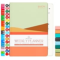 2024 Planner, Daily Journal & Gratitude Journal All-In-One with To Do List, Self Care Prompts & Habit Tracker - 7 x 10 - Morning