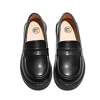 kkdom Girl's Classic School Uniform Shoes British Style Oxford Shoes