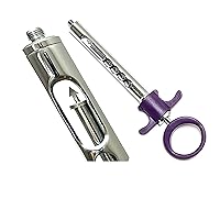 Purple One Ring Dental Self Aspirating Syringe 1.8mL Premium German Steel Anesthetic Syringe 1 Piece Cynamed