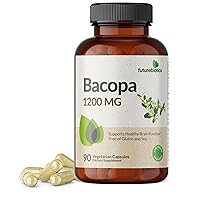 Bacopa 1200 MG Supports Healthy Brain Function Non-GMO, 90 Vegetarian Capsules