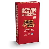 Nature's Bakery Whole Wheat Fig Bars, Real Fruit, Strawberry, 12 Twin packs