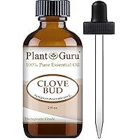 Clove Bud Essential Oil 2 oz 100% Pure Undiluted Therapeutic Grade for Aromatherapy Diffuser, Natural Remedies for Skin, Body, Hair. Great for DIY Candle and Soap Making.