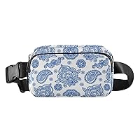 Asian Style Boho Fanny Packs for Women Everywhere Belt Bag Fanny Pack Crossbody Bags for Women Girls Fashion Waist Packs with Adjustable Strap Bum Bag for Outdoors Travel Shopping Hiking