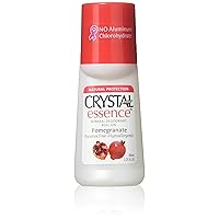 Crystal Deodorant Essence Roll-On 2.25 Ounce Pomegranate (66ml) (2 Pack)