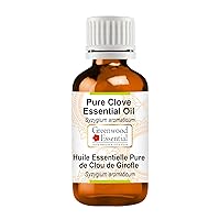 Pure Clove Essential Oil (Syzygium aromaticum Steam Distilled 30ml (1.01 oz)