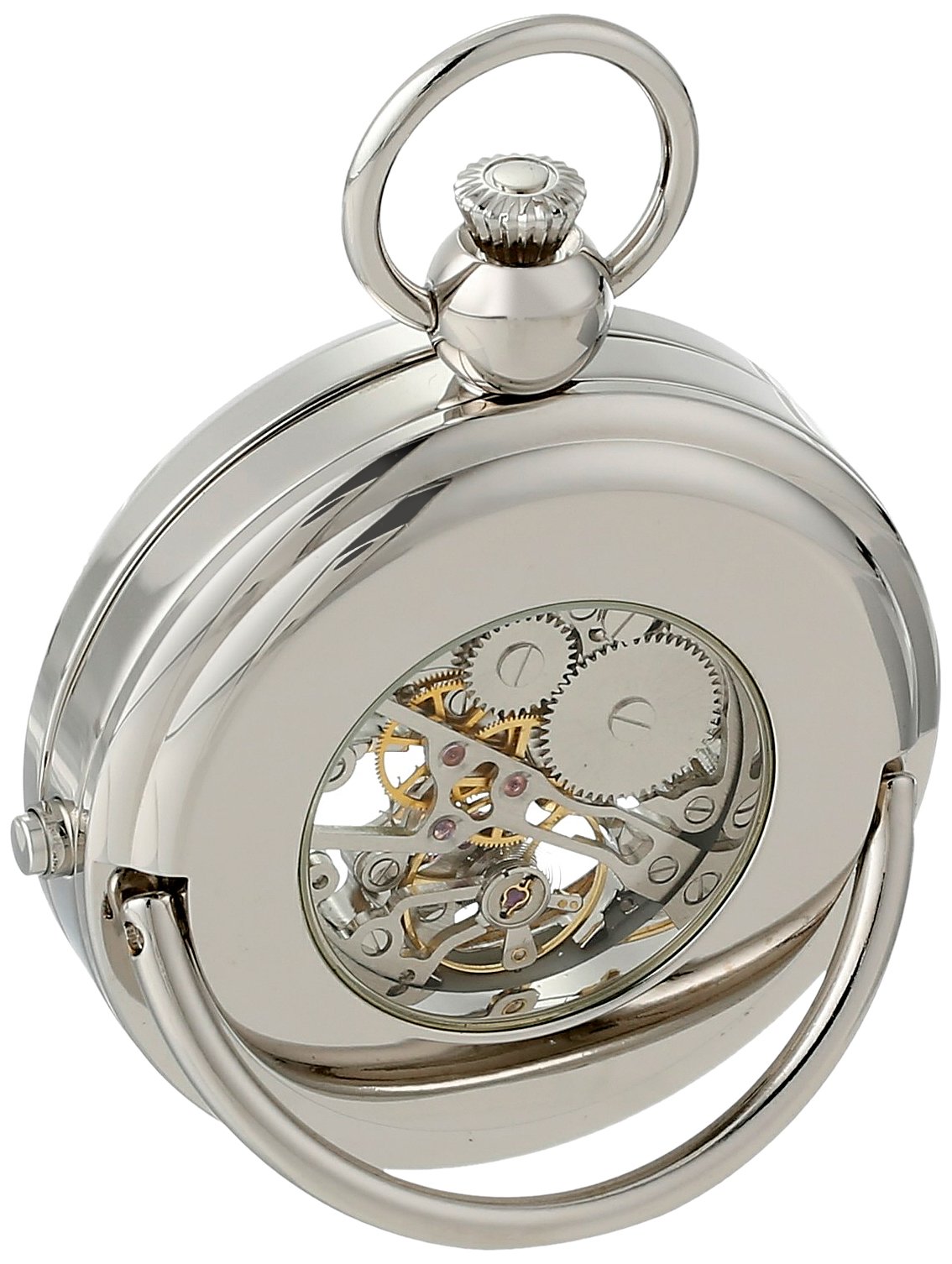 Charles Hubert 3849 Mechanical Picture Frame Pocket Watch