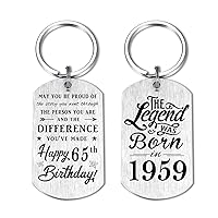 Birthday Gifts for Men Women Him, Happy Birthday Personalized Keychain, Men Gifts for Birthday Unique