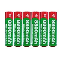Rechargeable Batteries 1.5V AAA Rechargeable Battery 8800Mah Alkaline Rechargeable Battery 1.5V 6Pcs