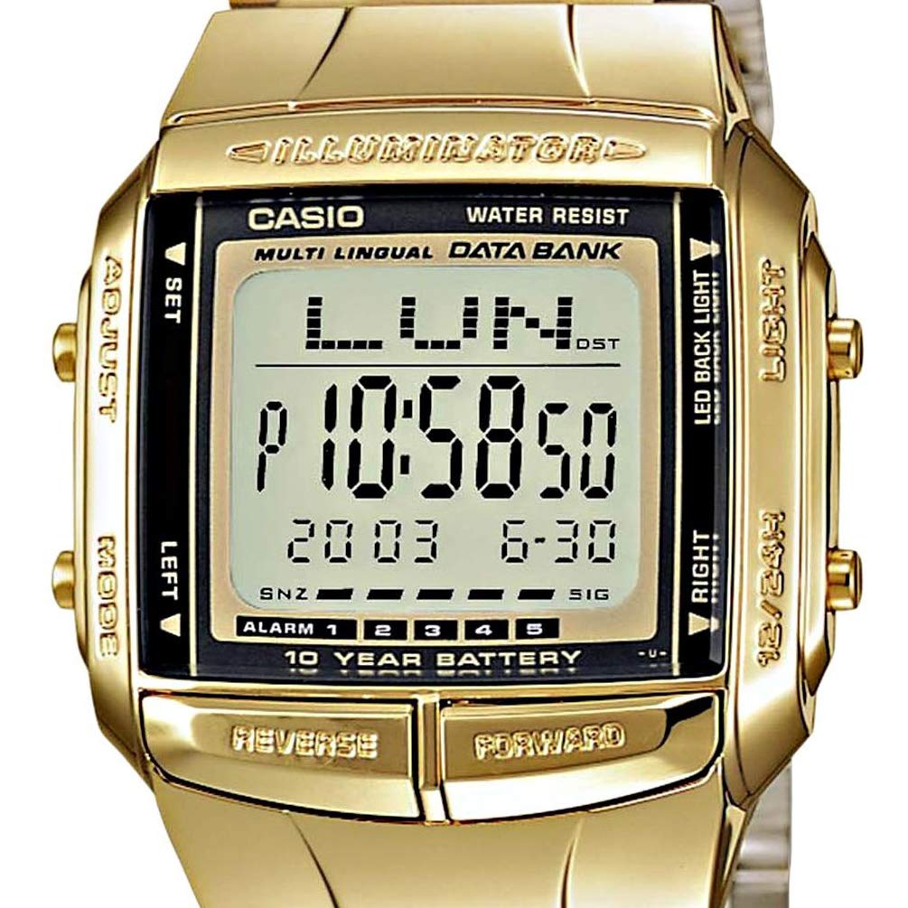 Casio Gold & Black Digital Watch - Gold / One Size DB-360G-9A