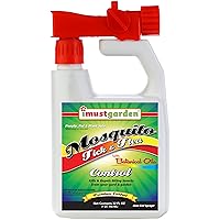 I Must Garden Outdoor Yard Spray: Kills & Repels Mosquitos, Ticks, Fleas, and Other Biting Insects – Powerful Blend of Natural Essential Oils – Safe for People, Pets & Plants – 32oz