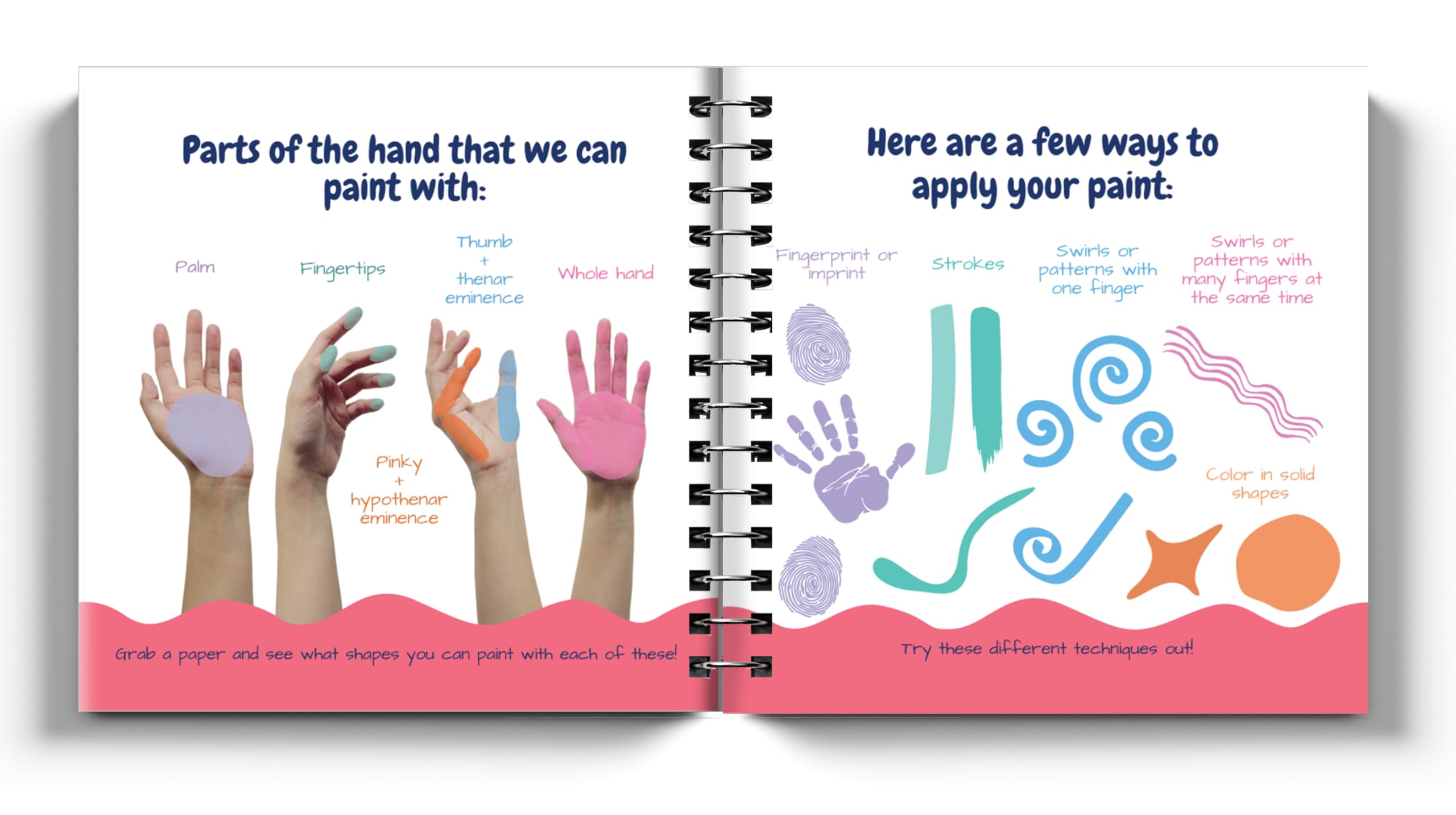 Let's Have Fun with Finger Painting: Creating with Little Hands. Children's art activity book for ages 3-7.
