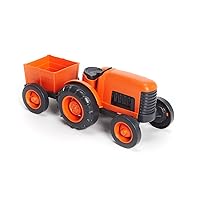 Green Toys Tractor - FC, Orange
