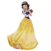 Enesco Disney Traditions by Jim Shore Snow White Holding Apple Deluxe Figurine, 15 Inch, Multicolor
