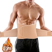 Back Brace for Lower Back Pain Relief, Breathable Waist Support Belt for Work, Lumbar Support Belt for Sciatica, Scoliosis, Herniated Disc for Men Women, Apricot, XL