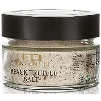 FD TARTUFI black Truffle Salt (120g) 4.23oz Coarse and Fine Natural Sea Salt | non gmo | Made in Italy | kosher | truffles