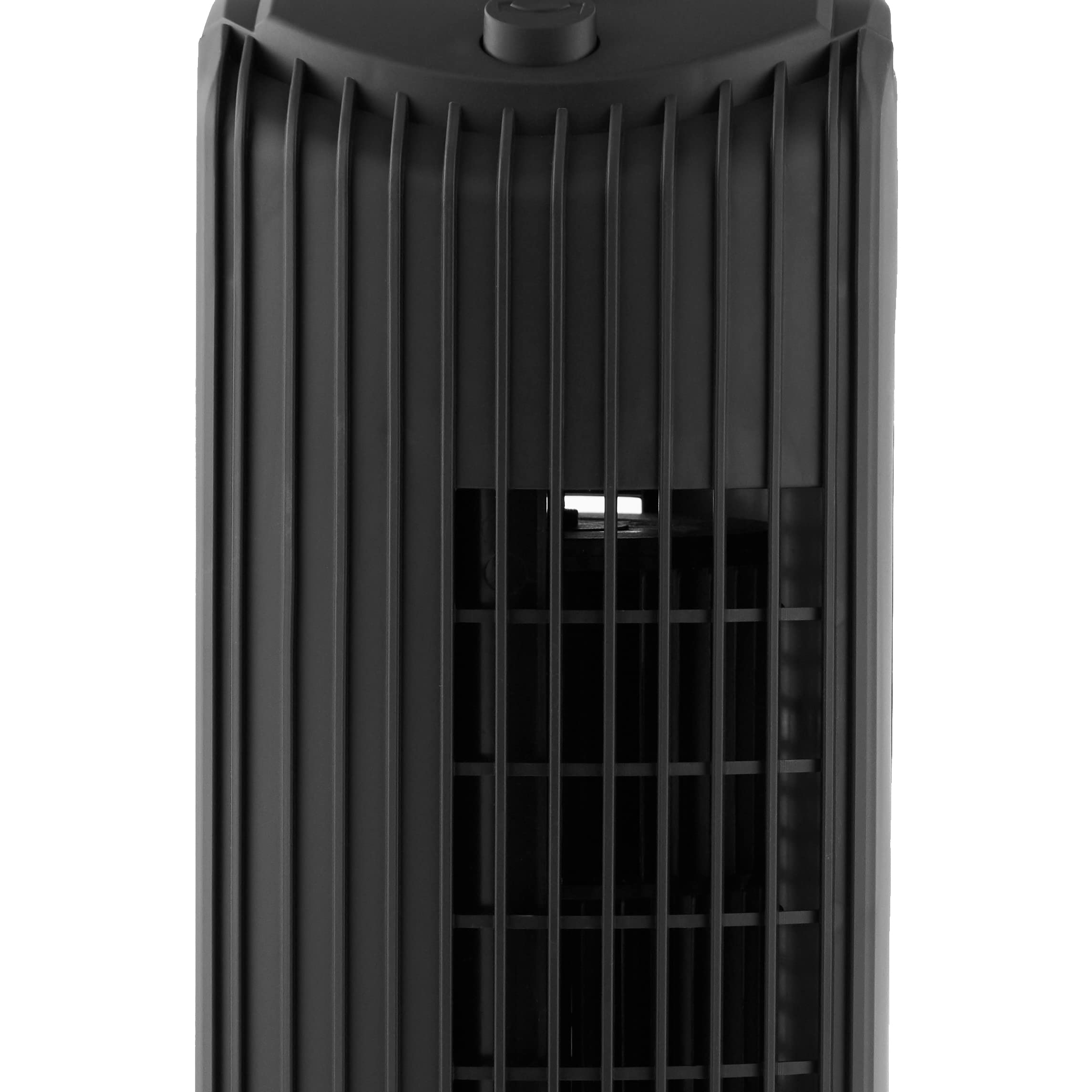 Amazon Basics Manual 3 Speed Oscillating Tower Fan with Mechanical Control, 28 Inch, Black