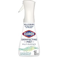 Clorox Disinfecting Mist, Eucalyptus Peppermint, Disinfecting Spray, 16 Fluid Ounces