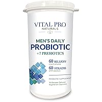 Vital Pro Naturals - Men's Daily Probiotic Plus Prebiotics 30 Capsules