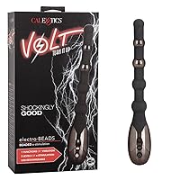 CalExotics Volt Electro-Beads Vibrating Anal Plug, 7-Function Beaded Butt Vibrator SE-4310-50-3