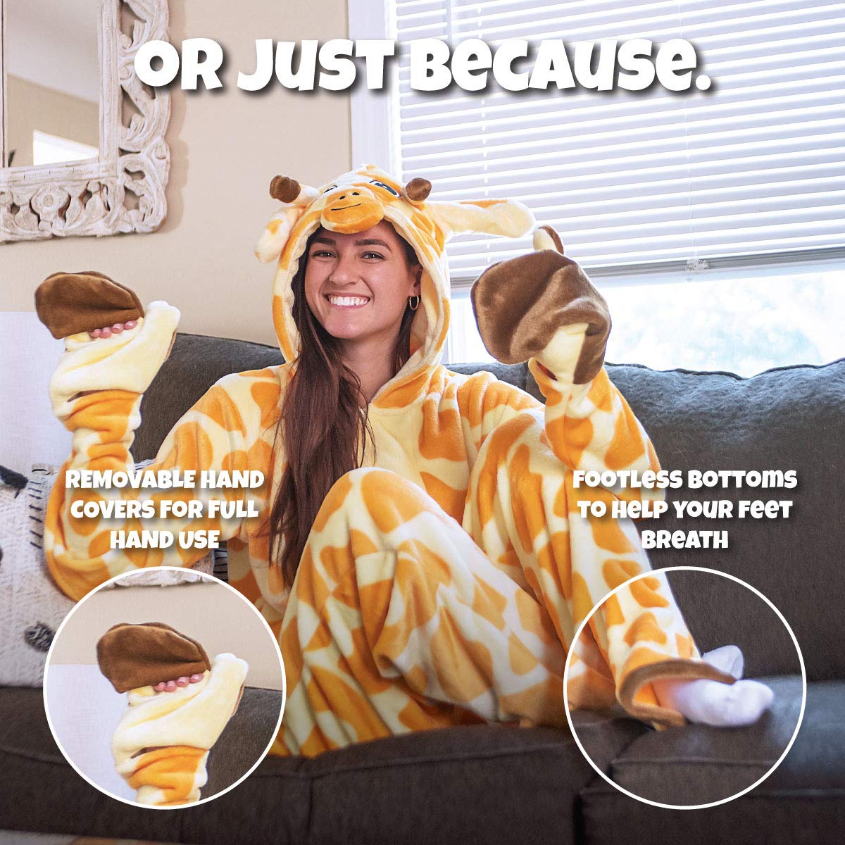 Adult Unisex Flappy Suit Onesie Pajama Halloween Cosplay Costume Jumpsuit