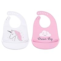 Hudson Baby Unisex Baby Silicone Bibs