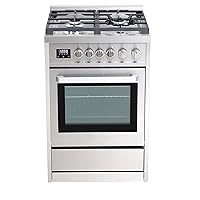 RRG241TS Gas Range Oven with Timer Sealed Burners, Convection Fan, Easy Reach Racks, 24