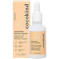 Cocokind Ceramide Barrier Serum, Hydrating Serum to Reduce Dryness, All Skin Types including Sensitive Skin, Fragrance Free, Cruelty Free, 1 fl oz