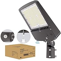 HYPERLITE LED Parking Lot Light 150W 22500lm with Adjustable Slip Fitter Mount, 2024 New UL Listed Led Parking Lot Lights Outdoor, LED Shoebox Light for Roadways, Stadium, Yard, Barn