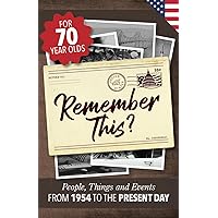 Remember This?: People, Things and Events from 1954 to the Present Day (US Edition) (Milestone Memories)