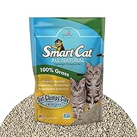 All Natural Clumping Cat Litter, 10 Pound (160oz 1 Pack) - Alternative to Clay and Pellet Litter - Chemical and 99% Dust Free - Unscented and Lightweight