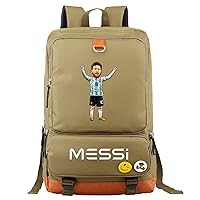 Teens Lightweight Daypack Durable Student Bookbag-Graphic Travel Bag Football Star Rucksack for Youth