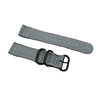 Watch Bands - Choice of Color & Width (20mm, 22mm,24mm) - 2 Piece Ballistic Nylon Premium Watch Straps