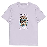 Googi Sunny Mane Lion in Sunglasses Beach Party Fun Eco-Friendly Organic Cotton Graphic T-Shirt