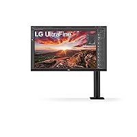 LG Electronics - 27BN88U-B Ultrafine Ergo 27BN88U-B - LED Monitor - 27-3840 x 2160 4K - IPS - 350 cd/m - 1000:1 - DisplayHDR 400-5 ms - 2xHDMI, DisplayPort, USB-C - Speakers - Black Texture