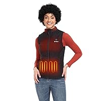 ORORO Quilted Heated Vest for Women, Lightweight Quilted Heating Vest with Battery Pack
