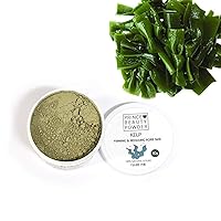 [Korean Herbal Beauty Powder] Prince Natural Beauty KELP Powder for facial mask (2.8oz / 80g) with 100% Cotton Facial Gauze Mask (10 sheets) 다시마 팩 가루