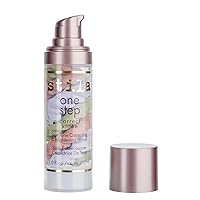 One Step, Color Corrector & Brightening Primer Facial Serum to Even Skin Tone, Moisturize & Hydrate, Oil-Free Makeup 1 Fl. Oz.