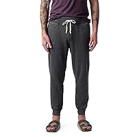 Alternative Men's Jogger, Mineral Wash French Terry Guys Pajama Campus Sweatpants