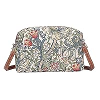 Signare Tapestry Small Crossbody Bag for Women pouch Bag with Floral and Garden Design