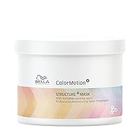 Wella Professionals ColorMotion+ Structure+ Mask, Intense and Deep Conditioning Hair Treatment, Fortifies Hair Structure, 16.9oz