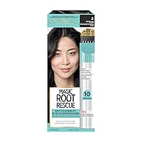 L'Oreal Paris Magic Root Rescue 10-Minute Root Hair Coloring Kit, 2 Black