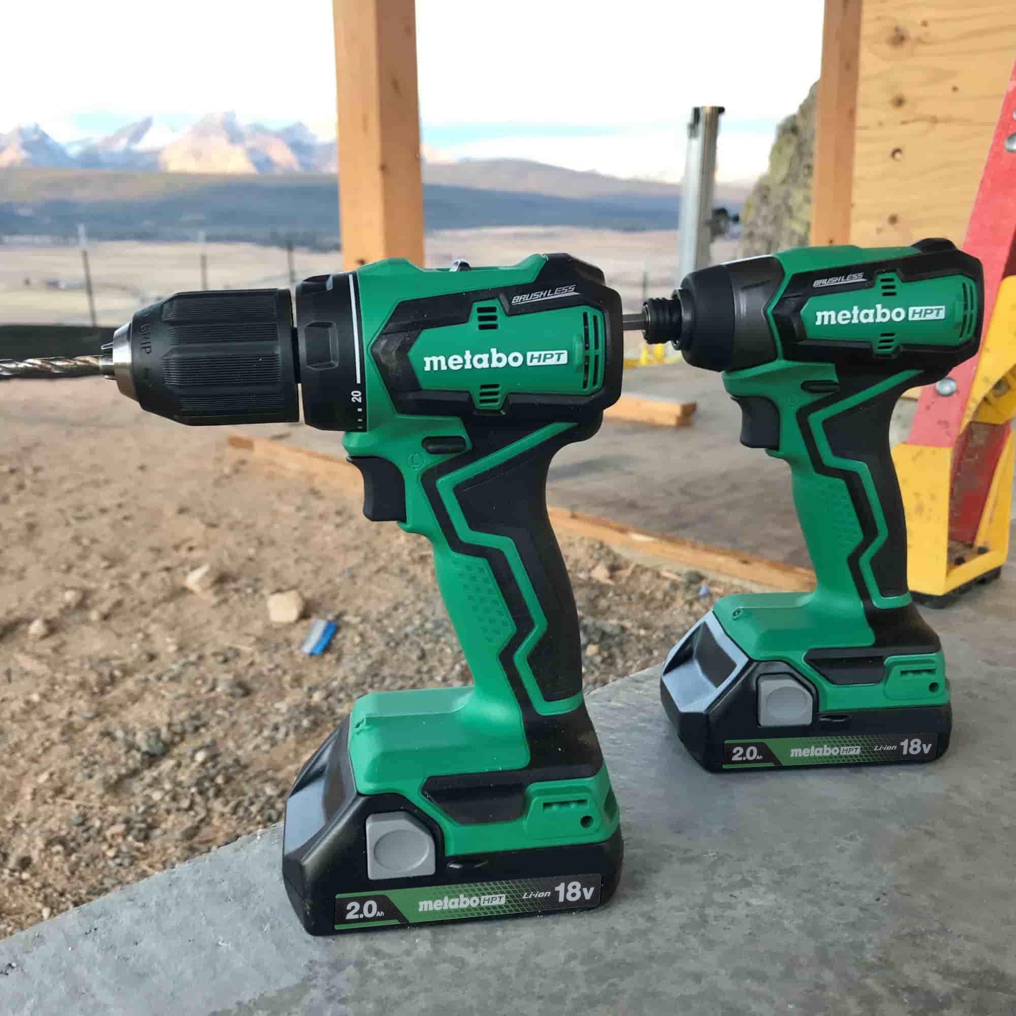 Metabo HPT 18V MultiVolt™ Sub-Compact Driver Drill/Impact Cordless Combo Kit | High Torque | Brushless Motor | Lifetime Tool Warranty | KC18DDXS