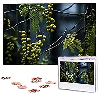 Seed Bud Print Puzzles Personalized Puzzle for Adults Wooden Picture Puzzle 1000 Piece Jigsaw Puzzle for Wedding Gift Mother Day
